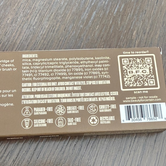 Eyeshadow Palette - Sand, Clay, Stone, Spice, Mocha - Picture 6 of 6